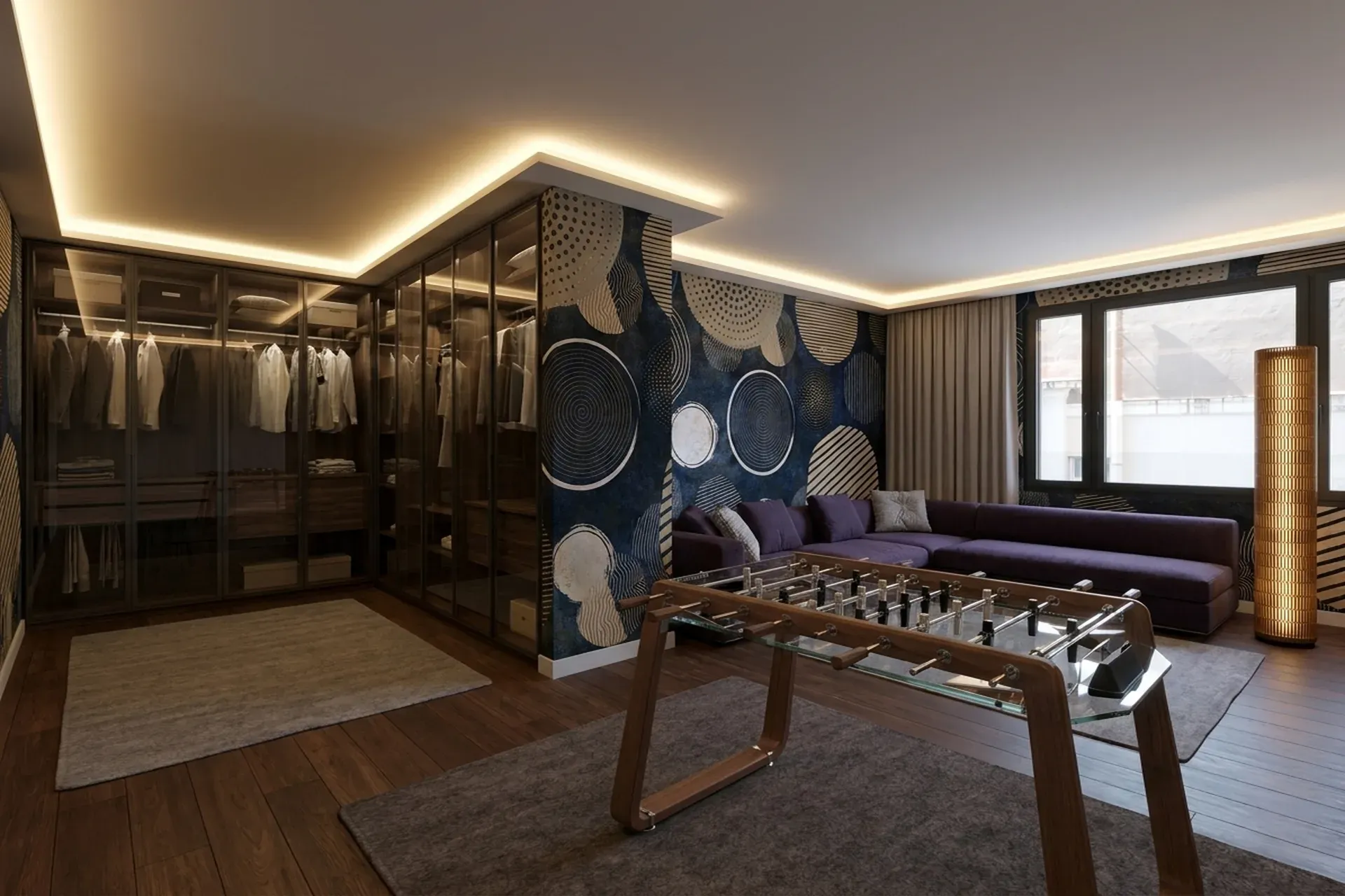 Penthouse in prestigious Barcelona neighborhood of Les Corts — Spatial organisation (2)
