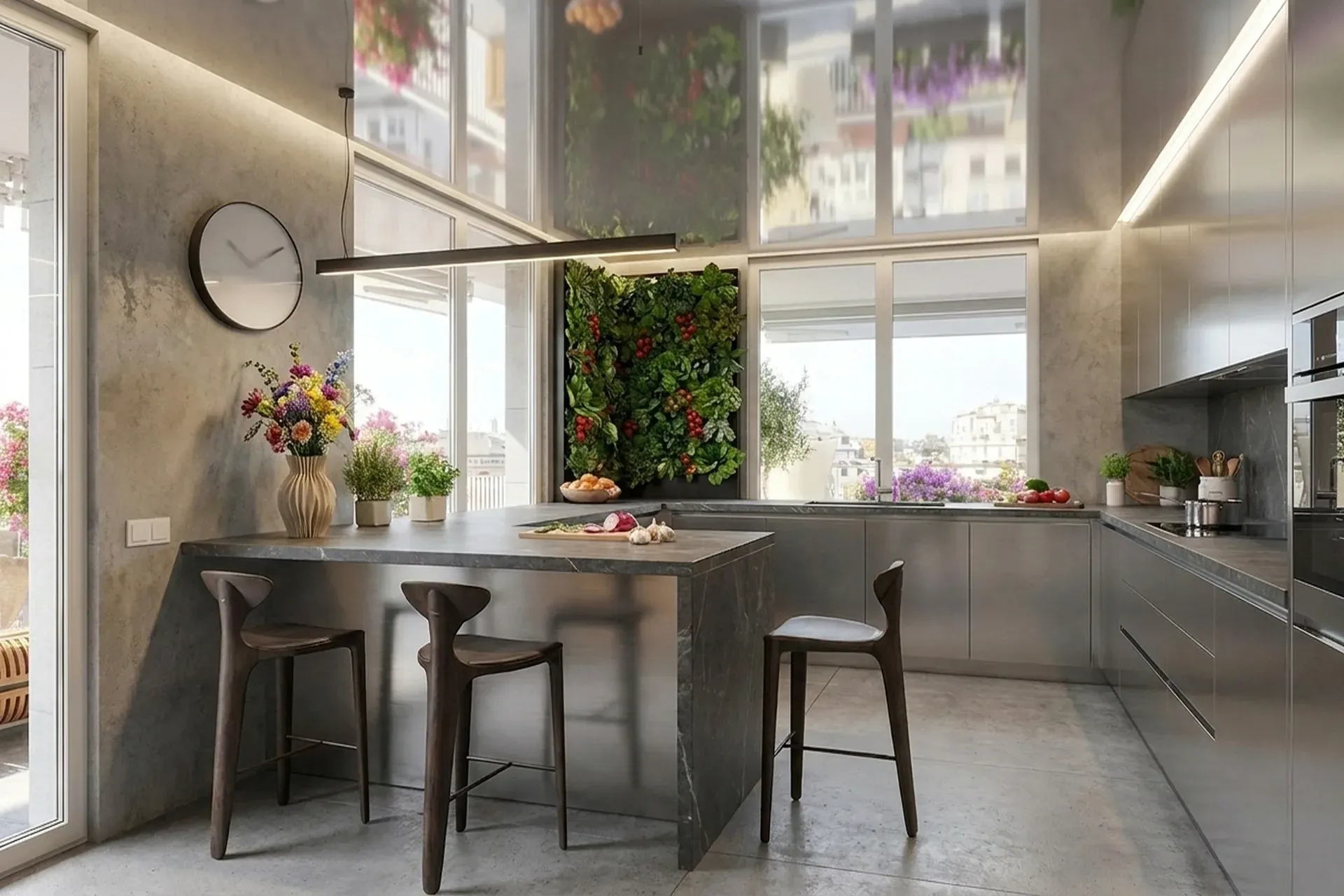 Apartment in respectable Barcelona neighborhood of Sarria San Gervasi — Style